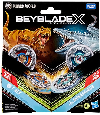 Image of Beyblade: X: Jurassic World Top & Launcher Multipack