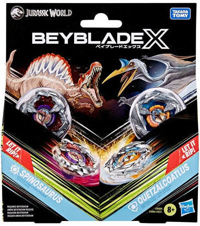 Image of Beyblade: X: Jurassic World Top & Launcher Multipack