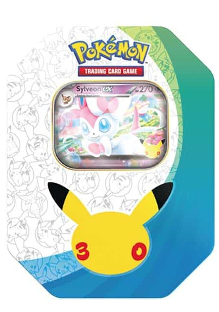 Image of Pokémon TCG: 30TH CELEBRATION EX TIN Sylveon