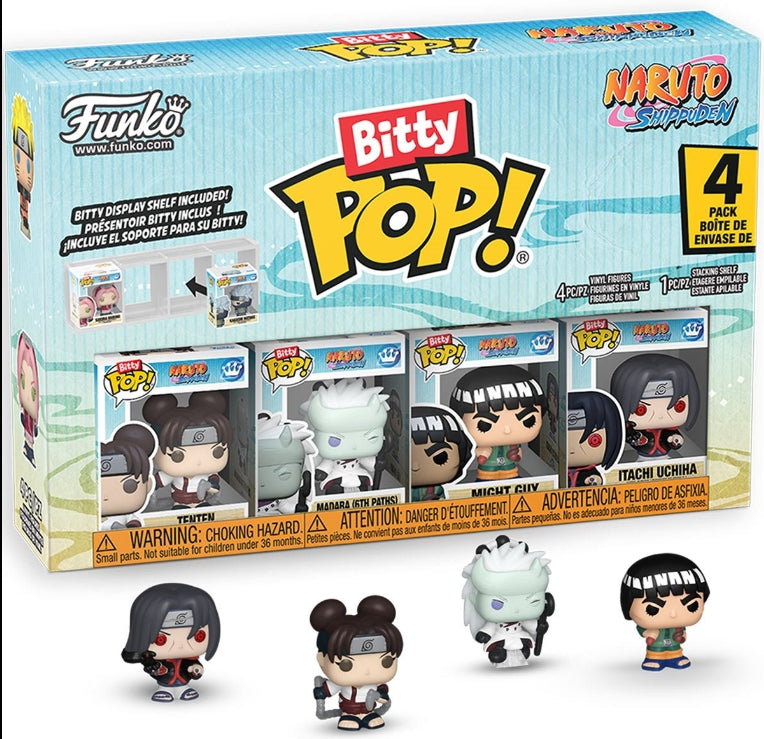 Image of Naruto Funko Bitty Pop! Mini-Figure 4-Pack Tenten