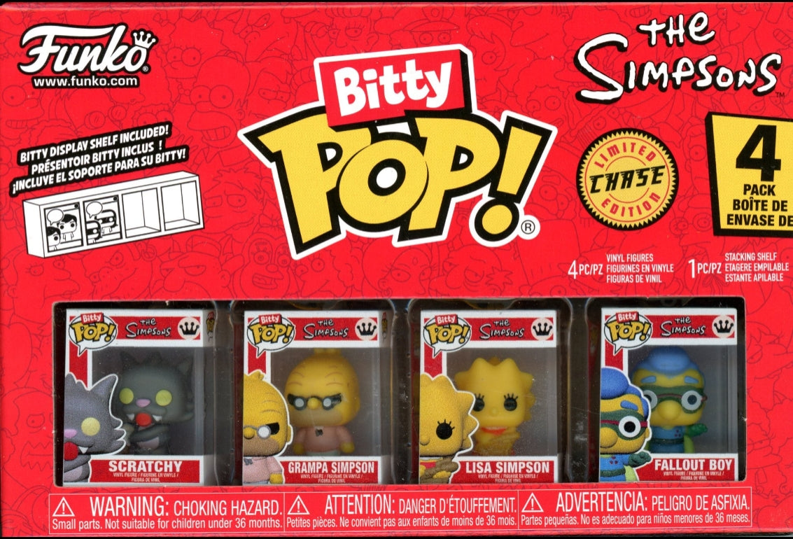 Image of The Simpsons Scratchy Funko Bitty Pop! Mini-Figure 4-Pack Fallout Boy Chase