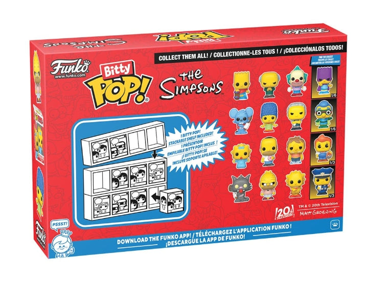 Image of The Simpsons Scratchy Funko Bitty Pop! Mini-Figure 4-Pack Fallout Boy Chase