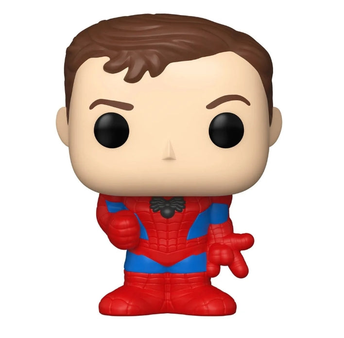 Image of Spider-Man Peter Parker Funko Bitty Pop! Mini-Figure 4-Pack Peter Parker Chase