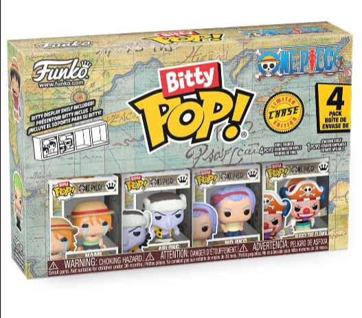 Image of One Piece Nami Funko Bitty Pop! Mini-Figure 4-Pack Buggy Chase