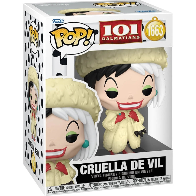 Image of 101 Dalmatians Cruella De Vil Funko Pop! Vinyl Figure #1663