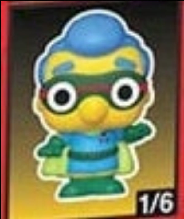 Image of The Simpsons Itchy Funko Bitty Pop! Mini-Figure 4-Pack Chief Wiggum Chase