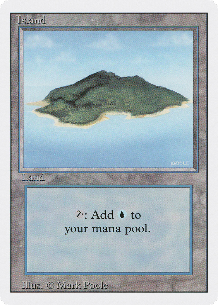 Image of Island (B) (3ED-288) - Revised Edition