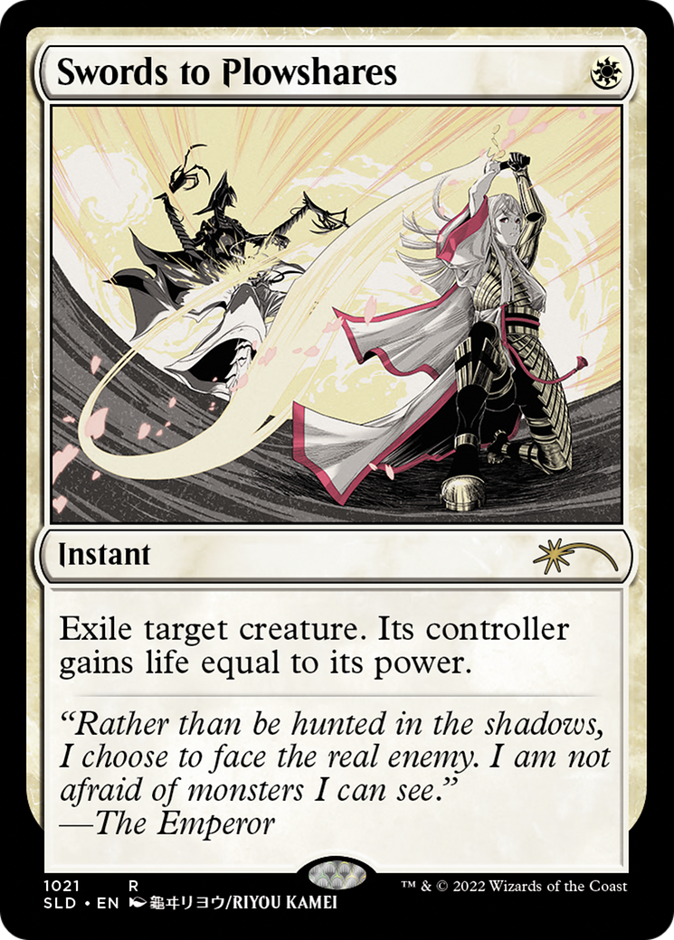 Image of Swords to Plowshares (1021) (SLD-1021) - Secret Lair Drop