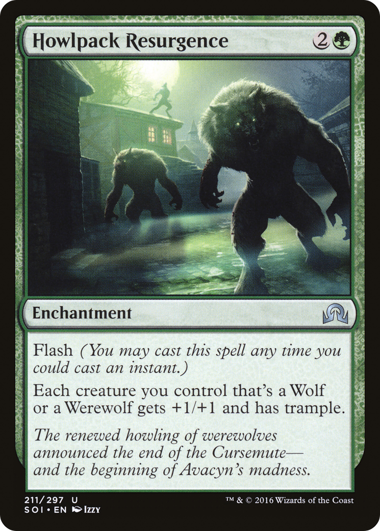 Image of Howlpack Resurgence (SOI-211) - Shadows over Innistrad Foil