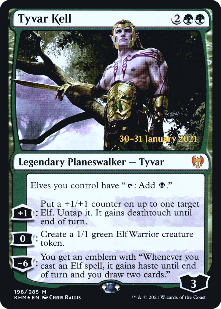 Image of Tyvar Kell (PRE-198) - Kaldheim Promos Foil
