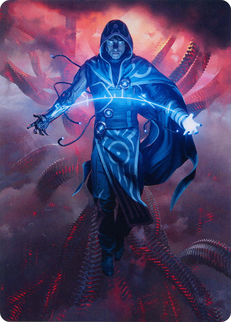 Image of Jace, the Perfected Mind // Jace, the Perfected Mind (AONE-015) - Phyrexia: All Will Be One Art Series (Borderless)