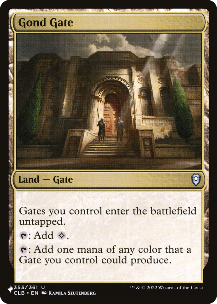Image of Gond Gate (LIST-CLB-353) - The List