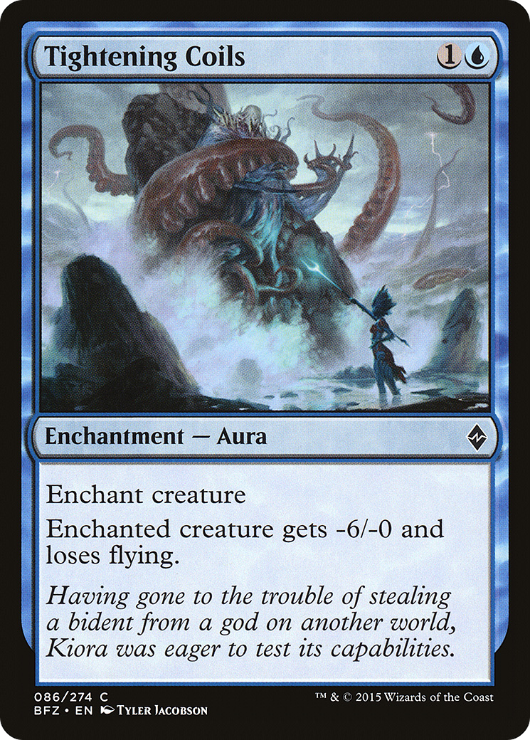 Image of Tightening Coils (BFZ-086) - Battle for Zendikar