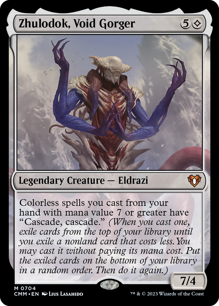 Image of Zhulodok, Void Gorger (CMM-704) - Commander Masters Foil