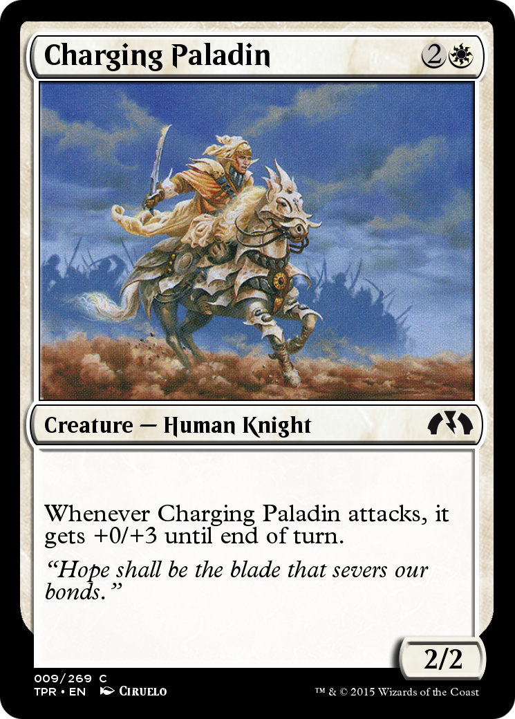 Image of Charging Paladin (TPR-009) - Tempest Remastered Foil