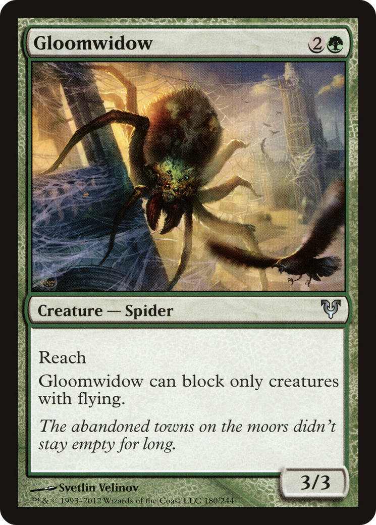 Image of Gloomwidow (AVR-180) - Avacyn Restored Foil