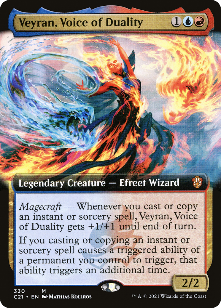 Image of Veyran, Voice of Duality (Extended Art) (C21-330) - Commander 2021: (Extended Art)
