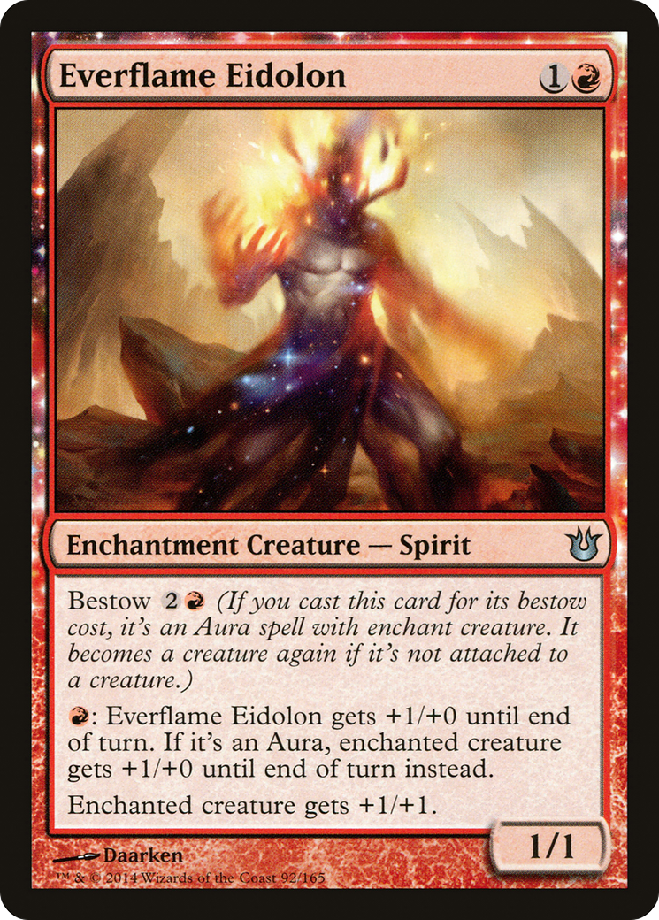 Image of Everflame Eidolon (BNG-092) - Born of the Gods: (enchantment) Foil