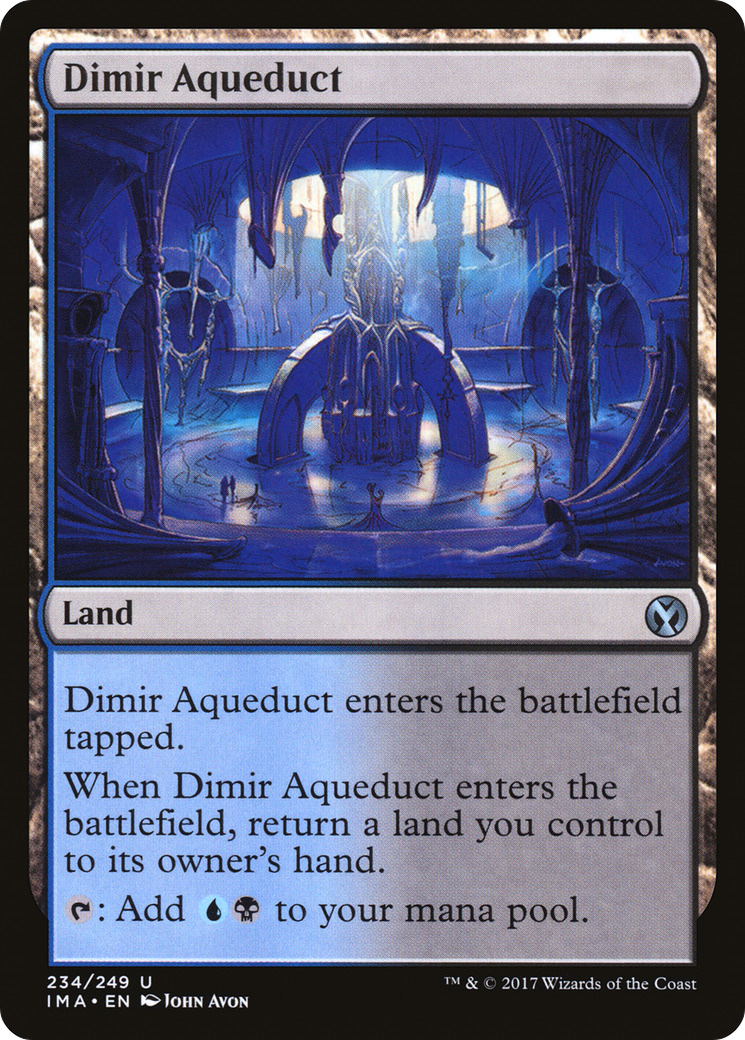 Image of Dimir Aqueduct (IMA-234) - Iconic Masters Foil