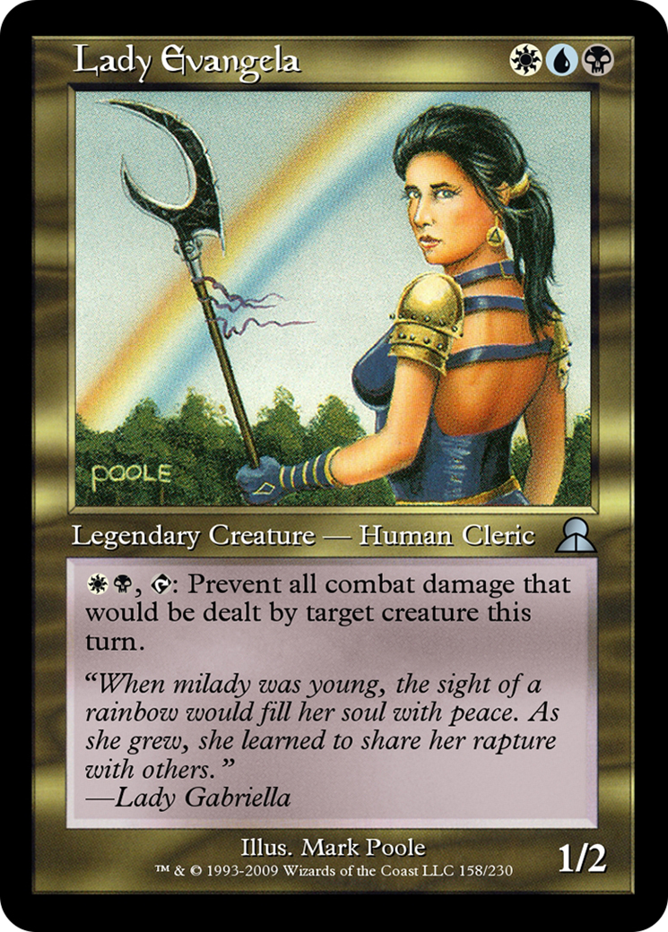 Image of Lady Evangela (ME3-158) - Masters Edition III Foil