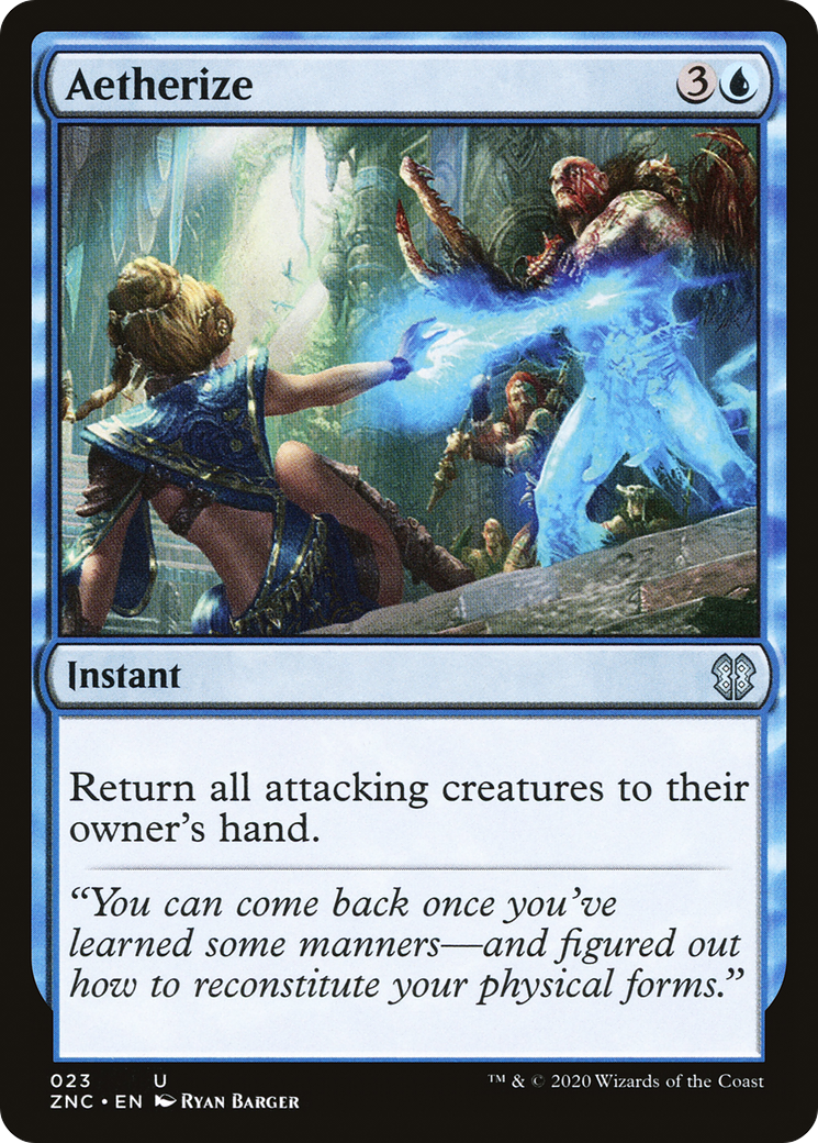 Image of Aetherize (ZNC-023) - Zendikar Rising Commander