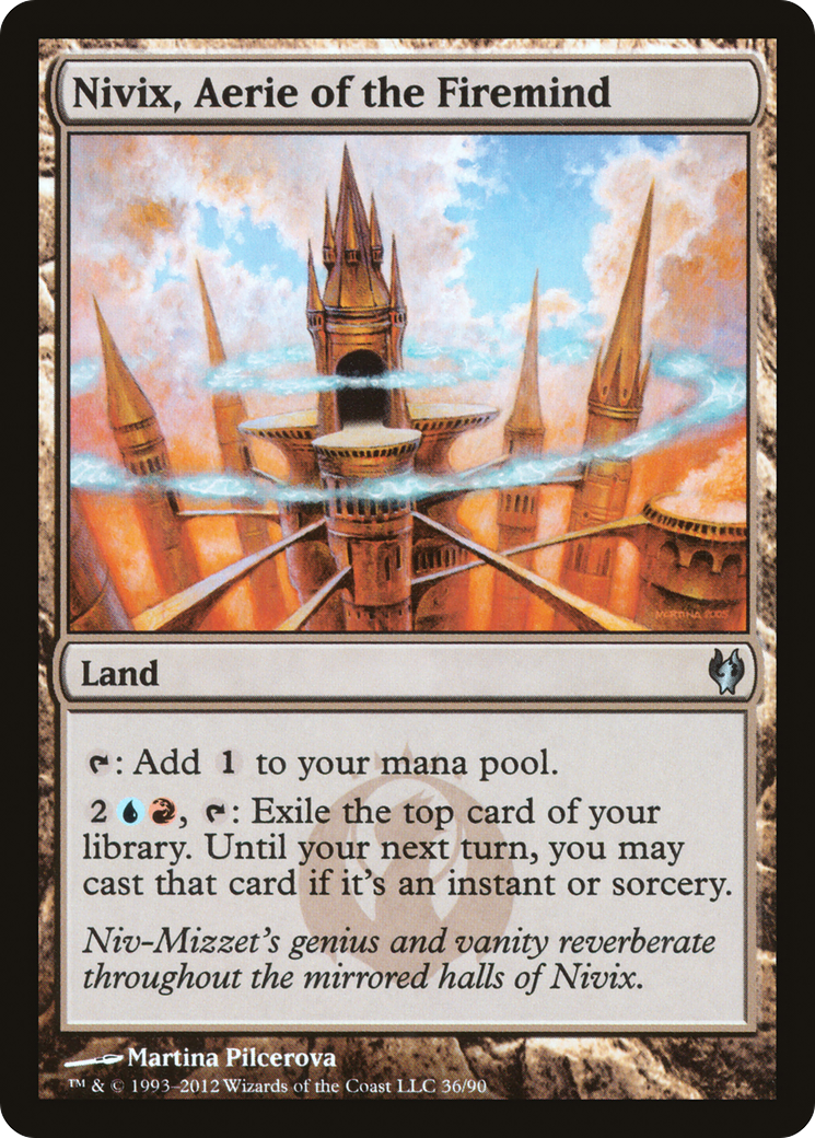 Image of Nivix, Aerie of the Firemind (DDJ-036) - Duel Decks: Izzet vs. Golgari