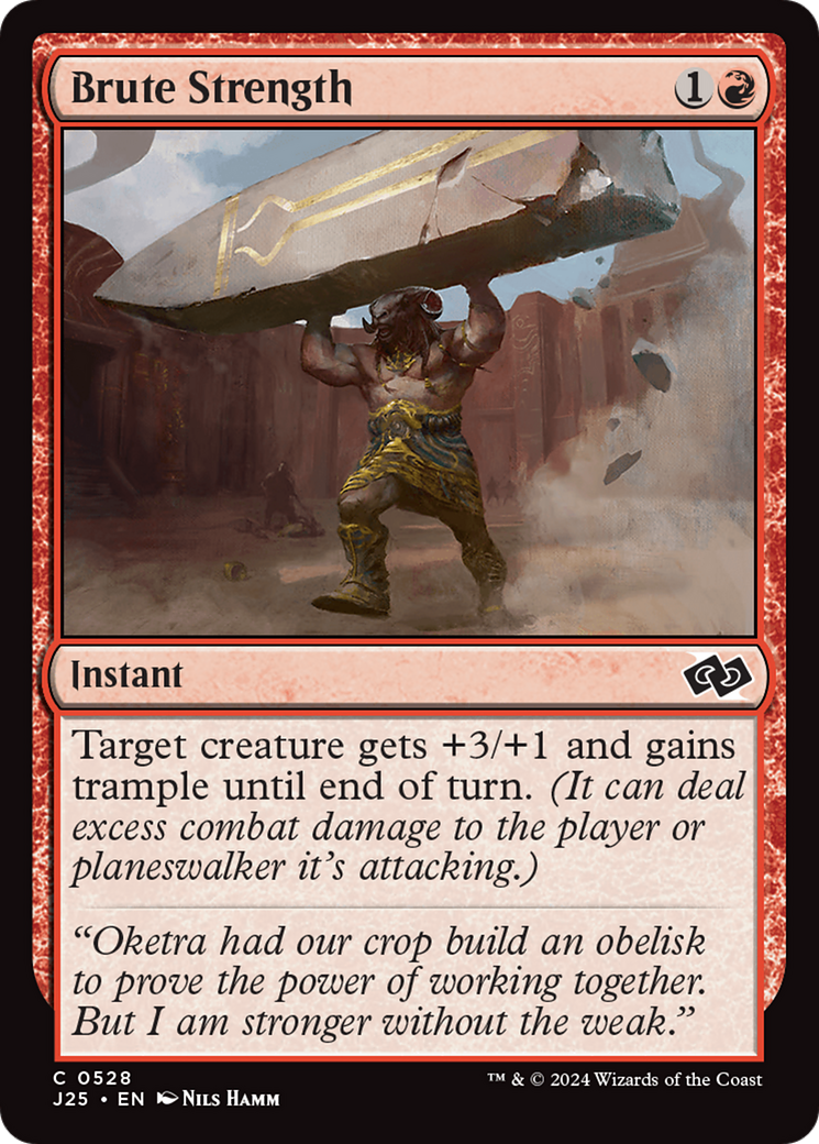 Image of Brute Strength (J25-528) - Foundations Jumpstart