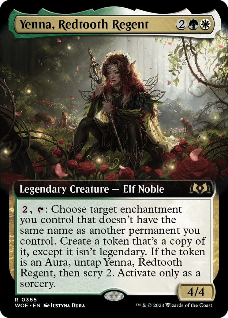 Image of Yenna, Redtooth Regent (Extended Art) (WOE-365) - Wilds of Eldraine: (Extended Art)