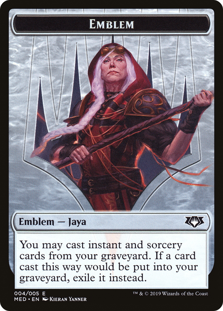 Image of Emblem - Jaya Ballard (MED2-0R4) - Mythic Edition Tokens