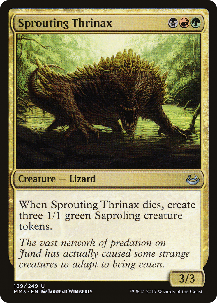 Image of Sprouting Thrinax (MM3-189) - Modern Masters 2017
