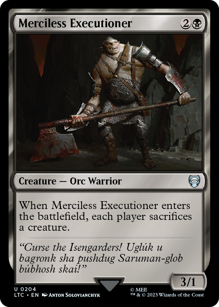 Image of Merciless Executioner (LTC-204) - Tales of Middle-earth Commander
