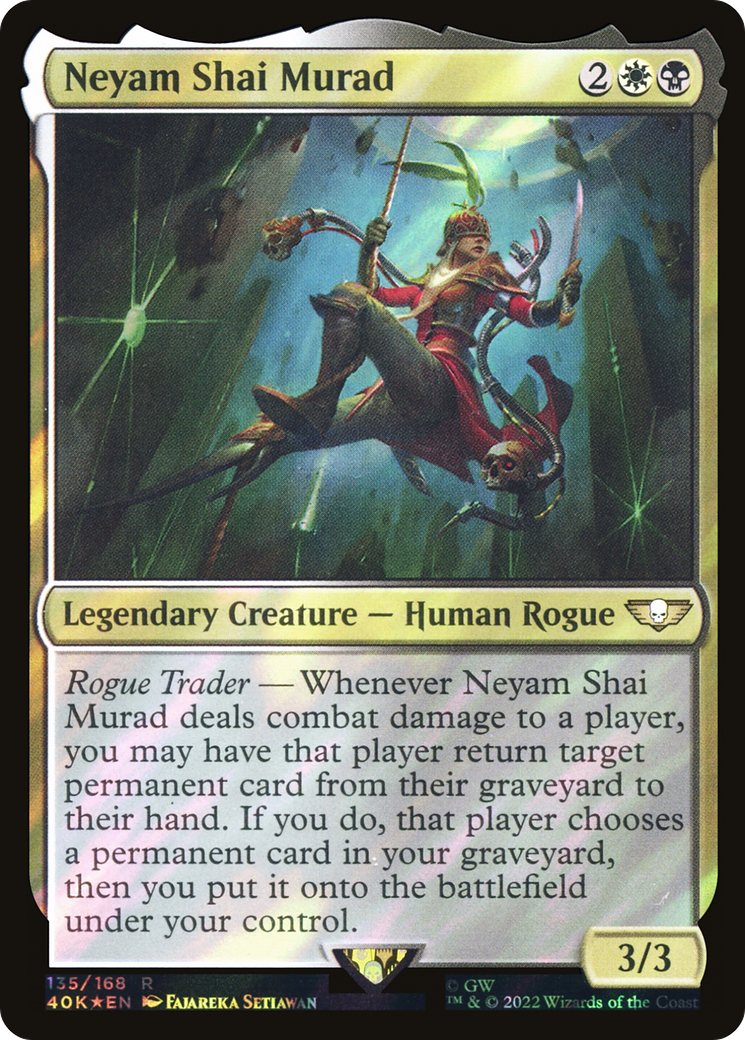 Image of Neyam Shai Murad (Surge Foil) (40K-135) - Warhammer 40,000 Commander Foil