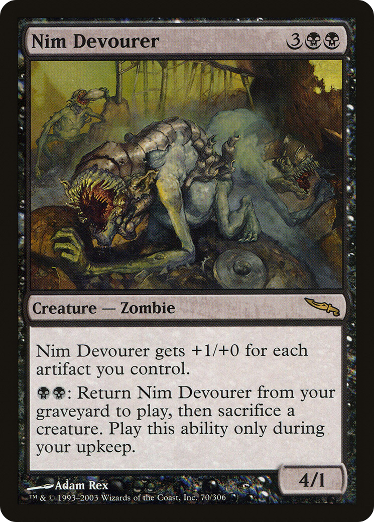 Image of Nim Devourer (MRD-070) - Mirrodin Foil