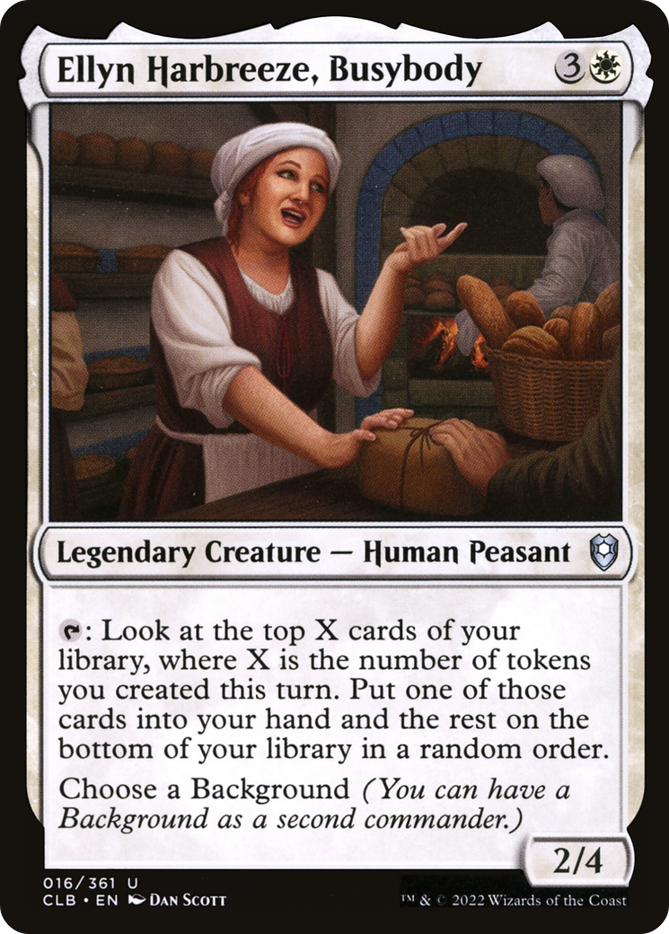 Image of Ellyn Harbreeze, Busybody (CLB-016) - Commander Legends: Battle for Baldur's Gate Foil