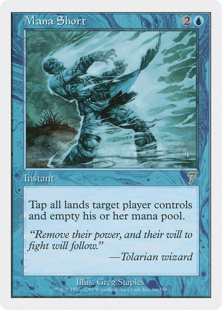 Image of Mana Short (7ED-086) - 7th Edition Foil