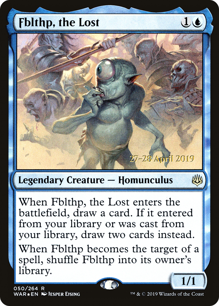 Image of Fblthp, the Lost (PRE-50S) - War of the Spark Promos Foil