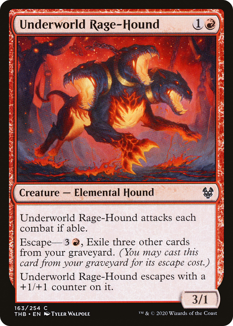 Image of Underworld Rage-Hound (THB-163) - Theros Beyond Death