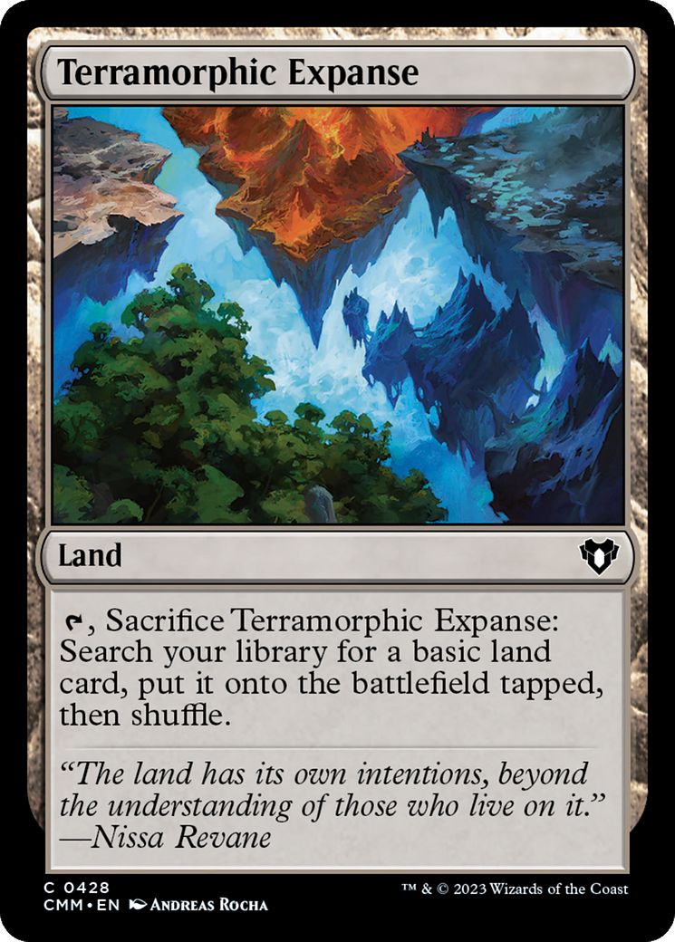 Image of Terramorphic Expanse (CMM-428) - Commander Masters Foil