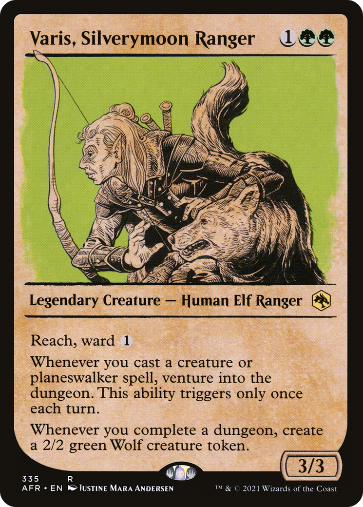 Image of Varis, Silverymoon Ranger (Showcase) (AFR-335) - Adventures in the Forgotten Realms: (Showcase)