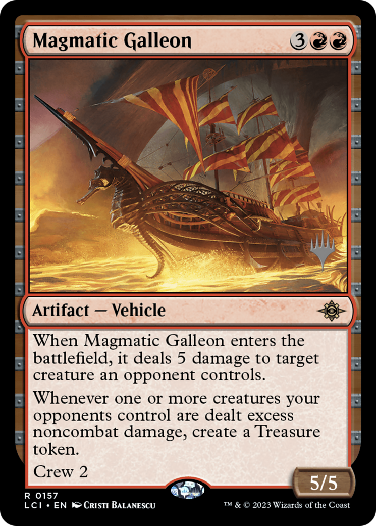 Image of Magmatic Galleon (PPLCI-157) - The Lost Caverns of Ixalan Promos