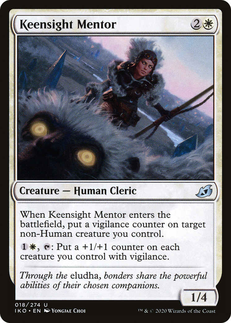 Image of Keensight Mentor (IKO-018) - Ikoria: Lair of Behemoths Foil