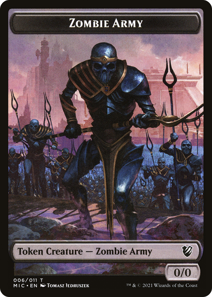 Image of Zombie Army (TMIC-006) - Midnight Hunt Commander Tokens
