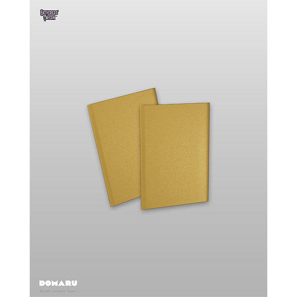 Image of Card Sleeves: Standard DOMARU Regular Fit- Sunspire Gold (100 ct.)