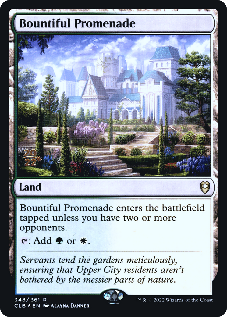 Image of Bountiful Promenade (PRE-348) - Battle for Baldur's Gate Promos Foil
