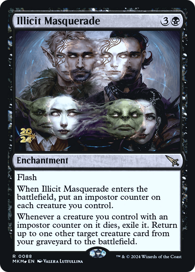 Image of Illicit Masquerade (PRE-088) - Murders at Karlov Manor Promos Foil