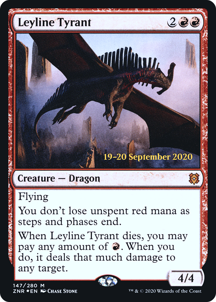 Image of Leyline Tyrant (PRE-147) - Zendikar Rising Promos Foil