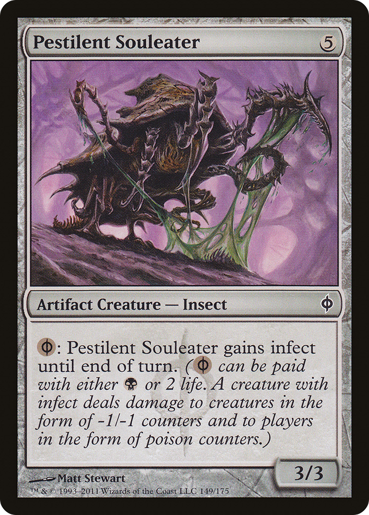 Image of Pestilent Souleater (NPH-149) - New Phyrexia Foil