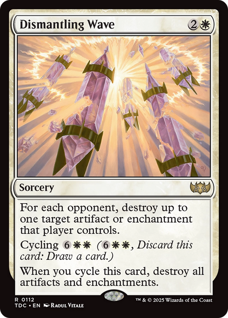 Image of Dismantling Wave (TDC-112) - Commander: Tarkir: Dragonstorm