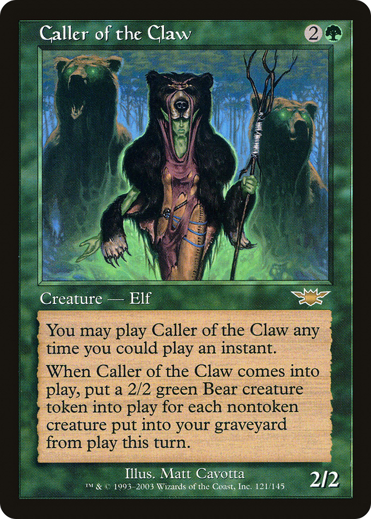Image of Caller of the Claw (LGN-121) - Legions