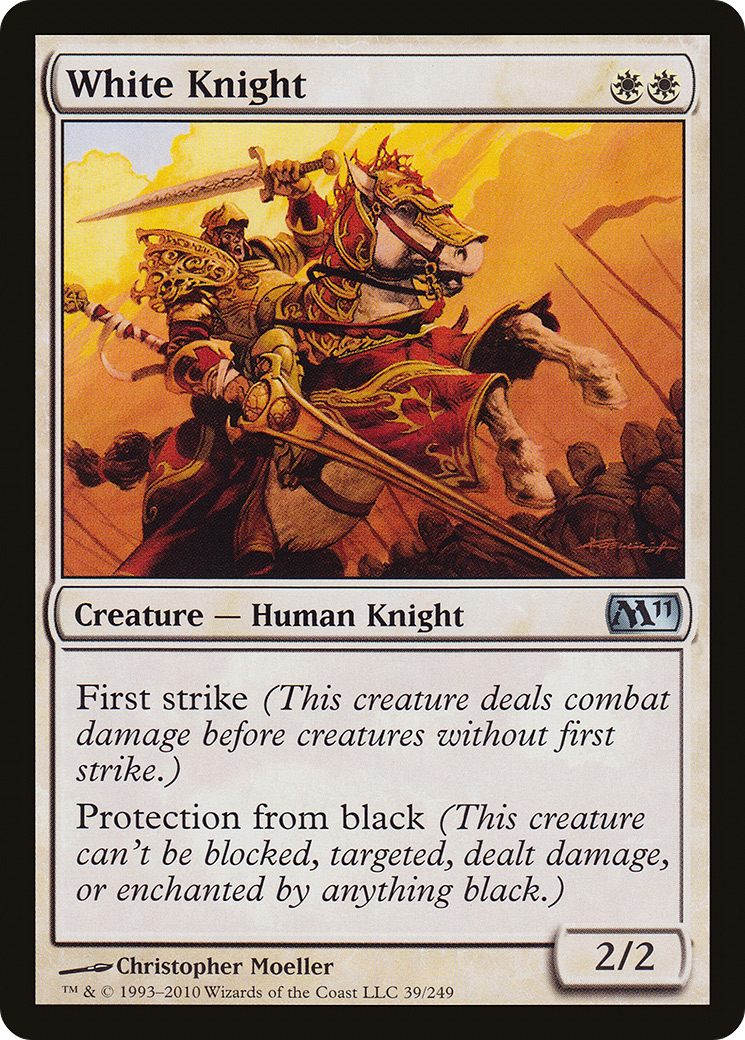 Image of White Knight (M11-039) - Magic 2011